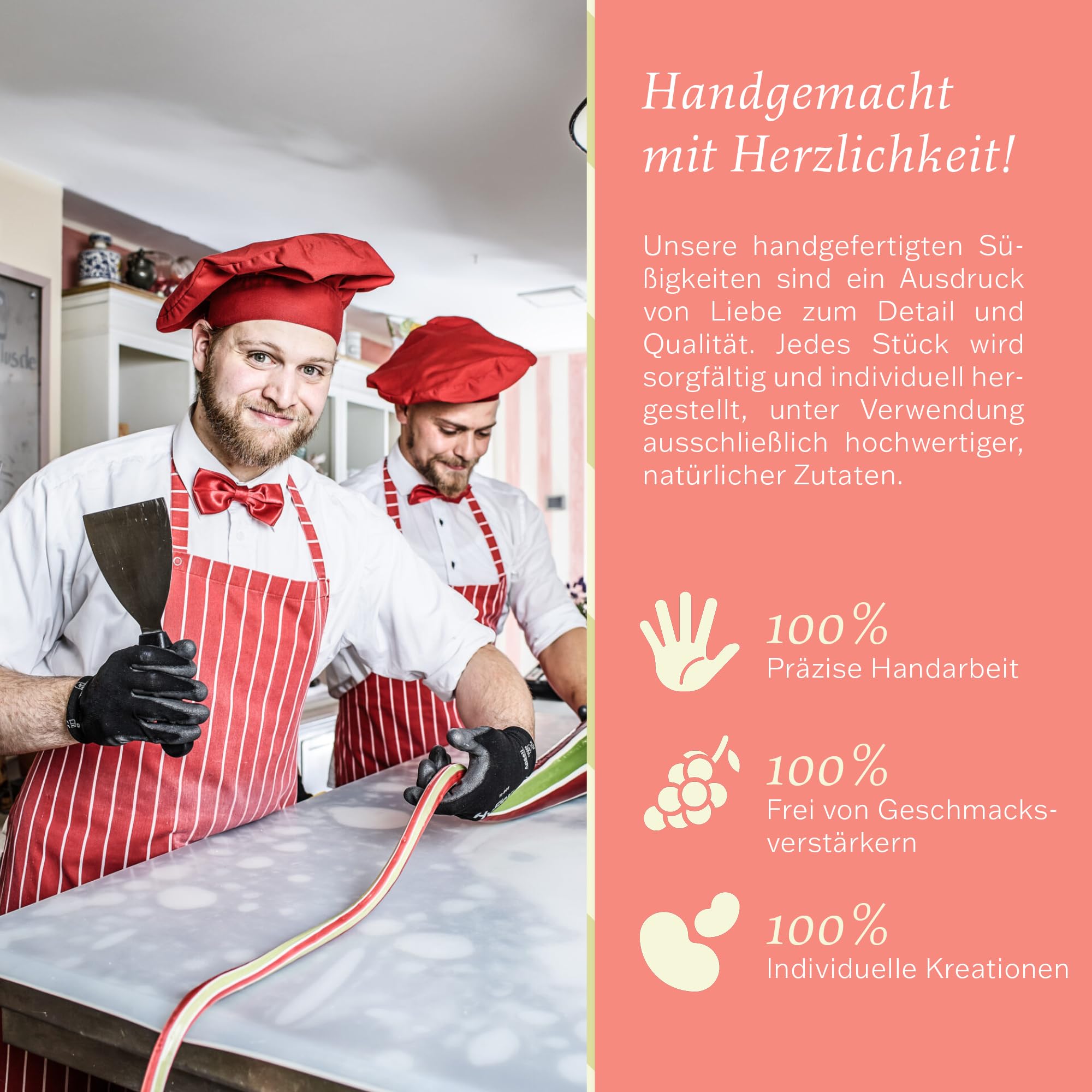 Original Meister Karamellus Lakritz BonBons (9 x 80g Tüte) Kräuterbonbons 100% Handarbeit aus deutscher Manufaktur, Lutschbonbon frei von Geschmacksverstärkern - Ideal für Kinder & Erwachsene