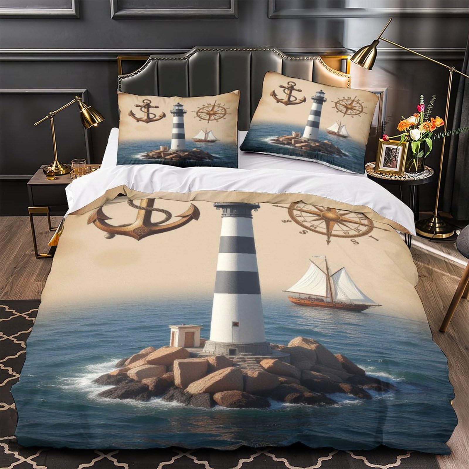Housse de couette microfibre hypoallergénique de qualité supérieure 135x200cm