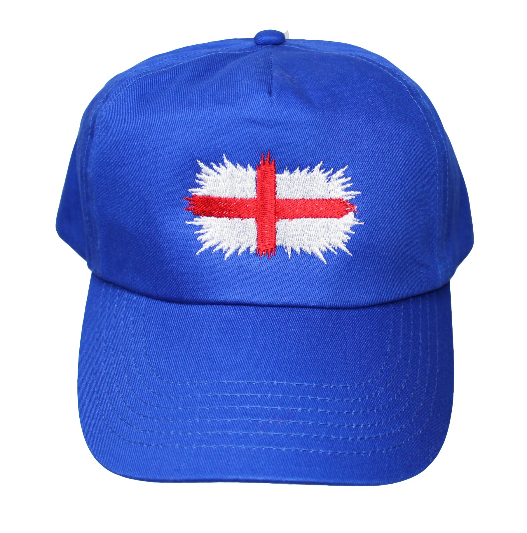 Teddyt's Royal Blue Children's England Flag Design Adjustable Baseball Cap (5-10 Years)