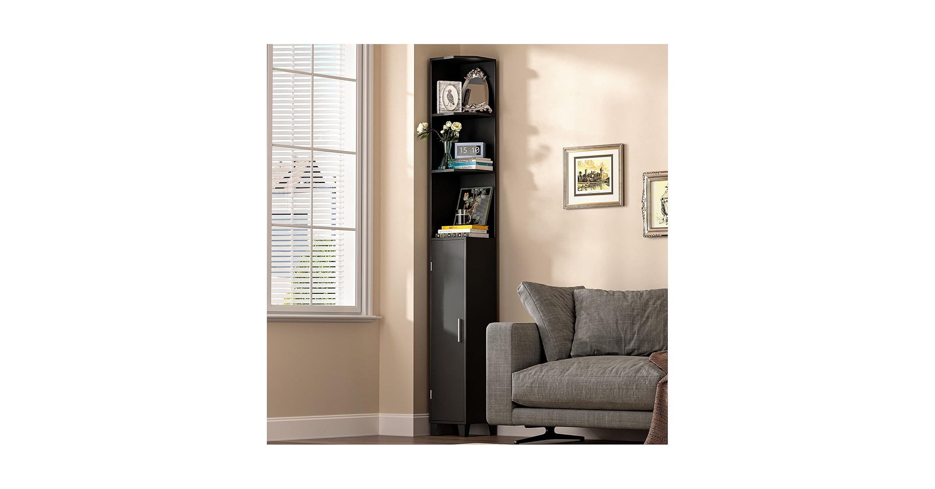 hope　古銅　猪　置物　M　R4272 Amazon.com: MOHOPE Corner Shelf with Cabinet, 74.8