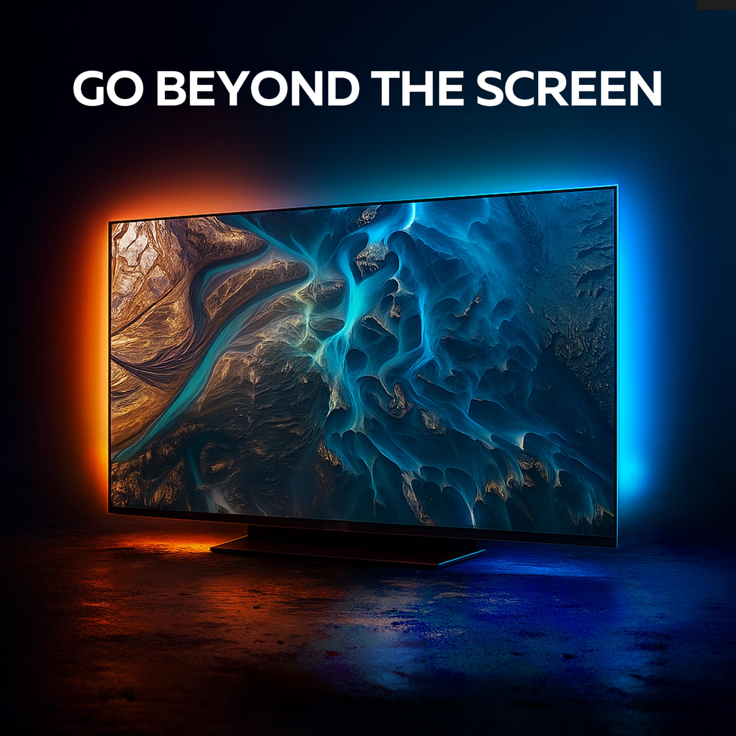 Calex Smart HDMI Sync Box, inclusa striscia LED TV da 2,45 m, per TV da 55-65", retroilluminazione sincronizzata per gaming e film