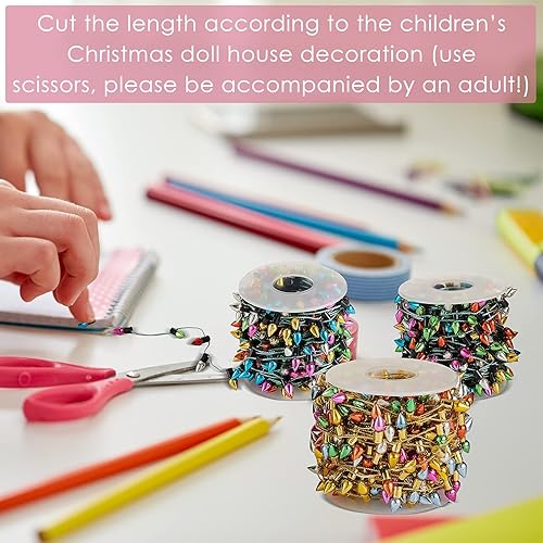 Miniatura 5 de Tuanse Guirnalda de luces falsas para decoración de San Valentín, guirnalda de luces en miniatura, regalos para el día de San Valentín, decoración