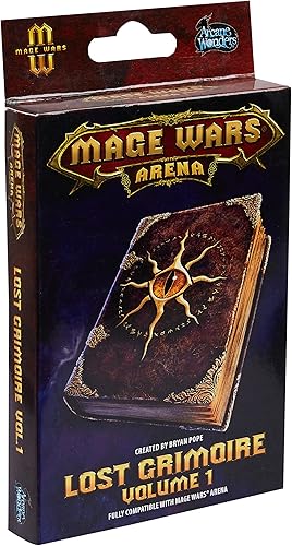Arcane Wonders Mage Wars Arena Lost Grimoire Volumen 1 Juego de Cartas