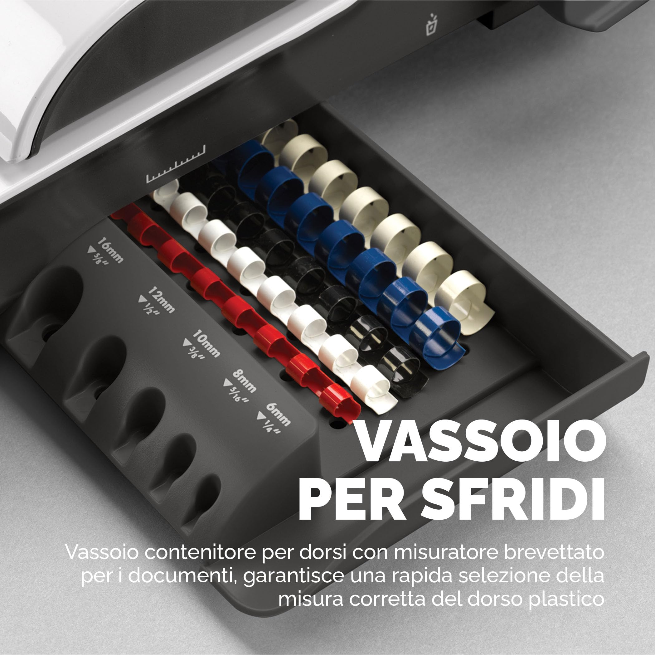 Fellowes Pulsar+ Rilegatrice manuale – Perfora 20 fogli A4 – Rilega 300 fogli – Include 10 copertine trasparenti – Ideale per casa e piccolo ufficio