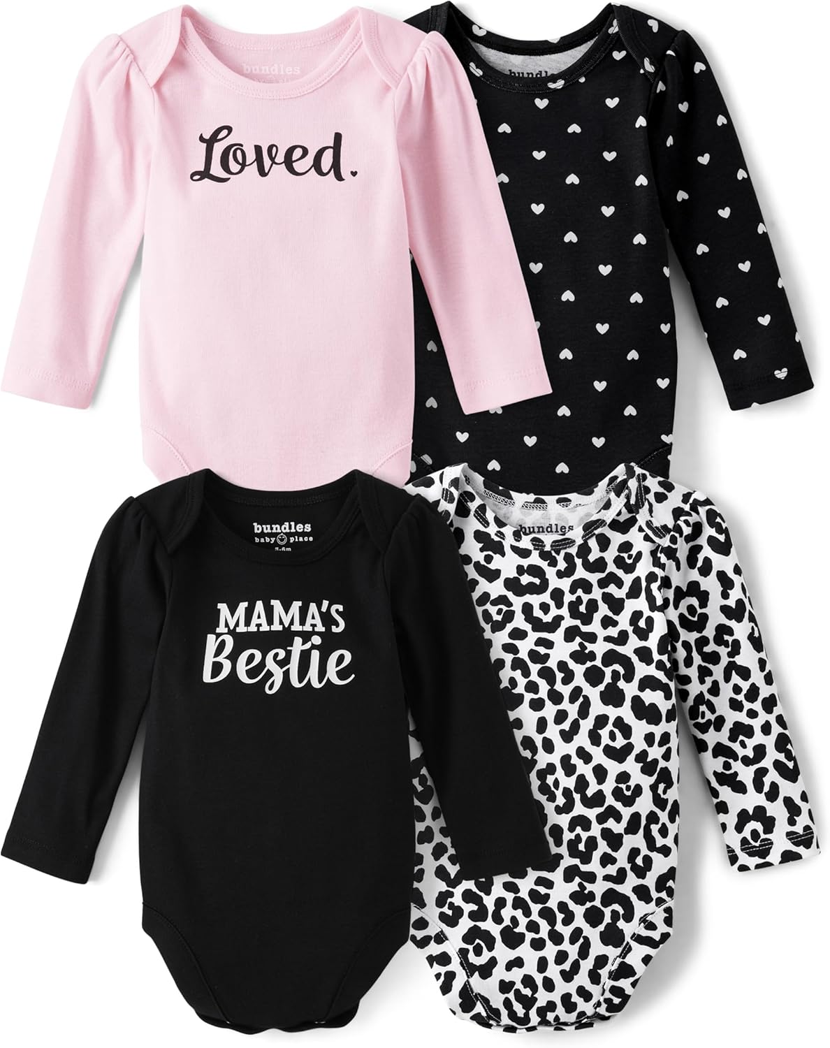 The Children’s Place,Unisex Baby,and Newborn Everyday Long Sleeve Bodysuits