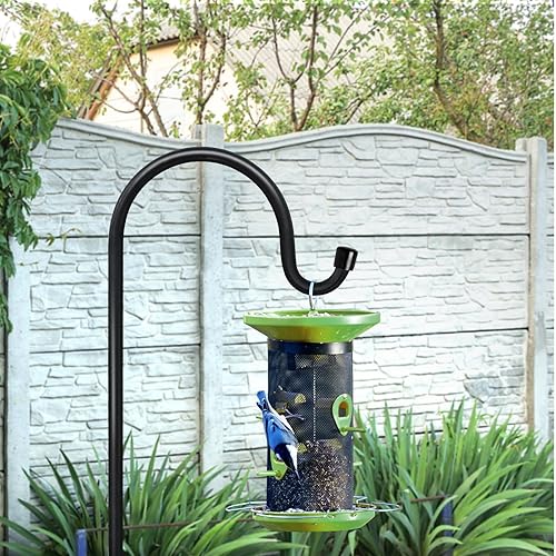 Miniatura 9 de GOFORWILD Paquete de 2 ganchos de pastor ajustables, 49 pulgadas de alto, gancho de jardín de metal de alta calidad para exteriores, plantas