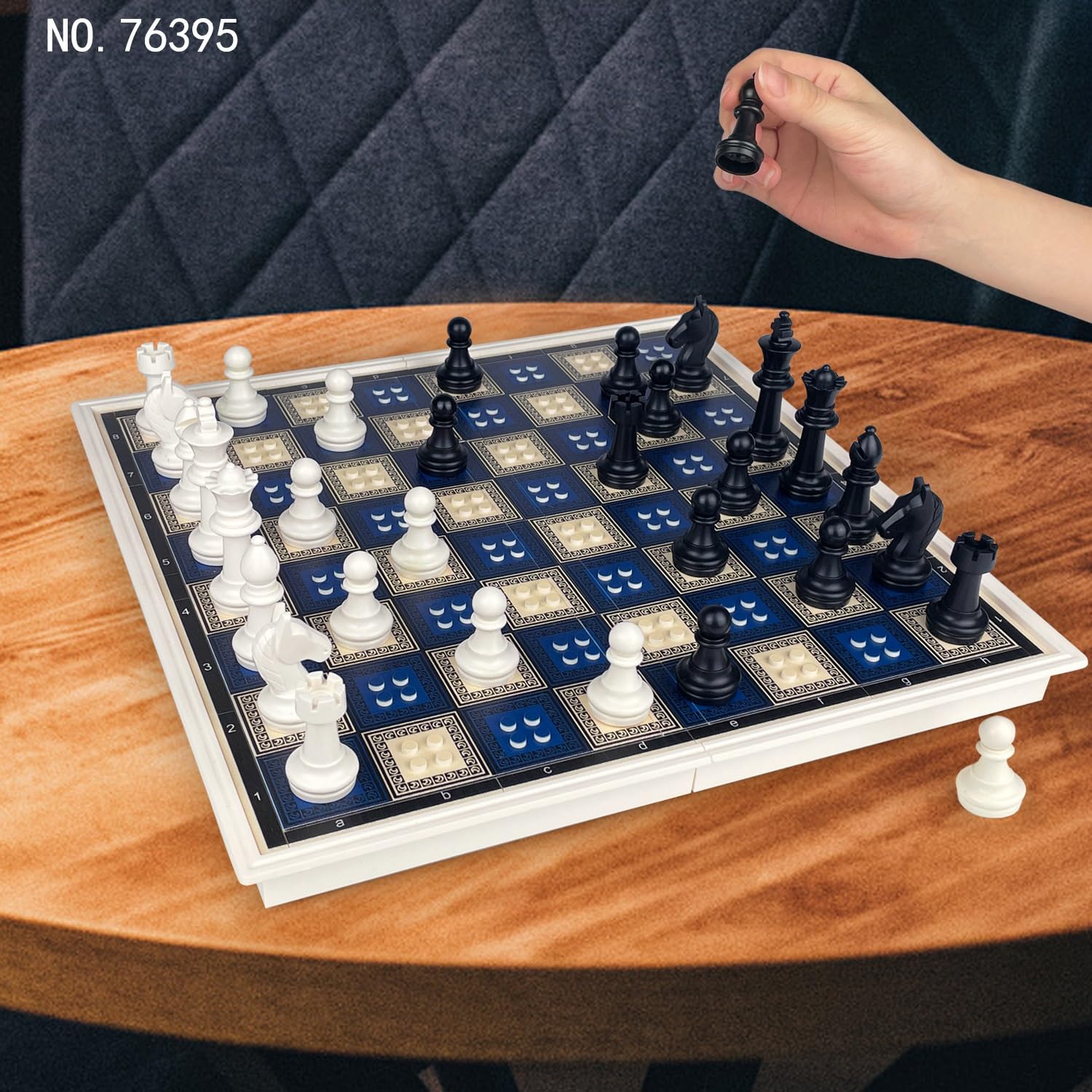 Juego de Mesa Ajedrez y Juegos Juego de ajedrez de Madera Artesanal ajedrez