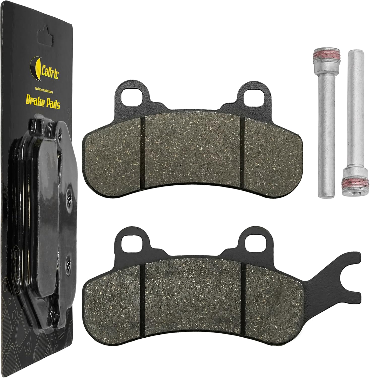 Caltric Brake Pads Compatible with Can-Am Front Right Semi-Metallic Maverick Sport Max 1000R 2019-2023/ Maverick Sport 1000 2020-2021/ Maverick X3 Max Turbo 2018