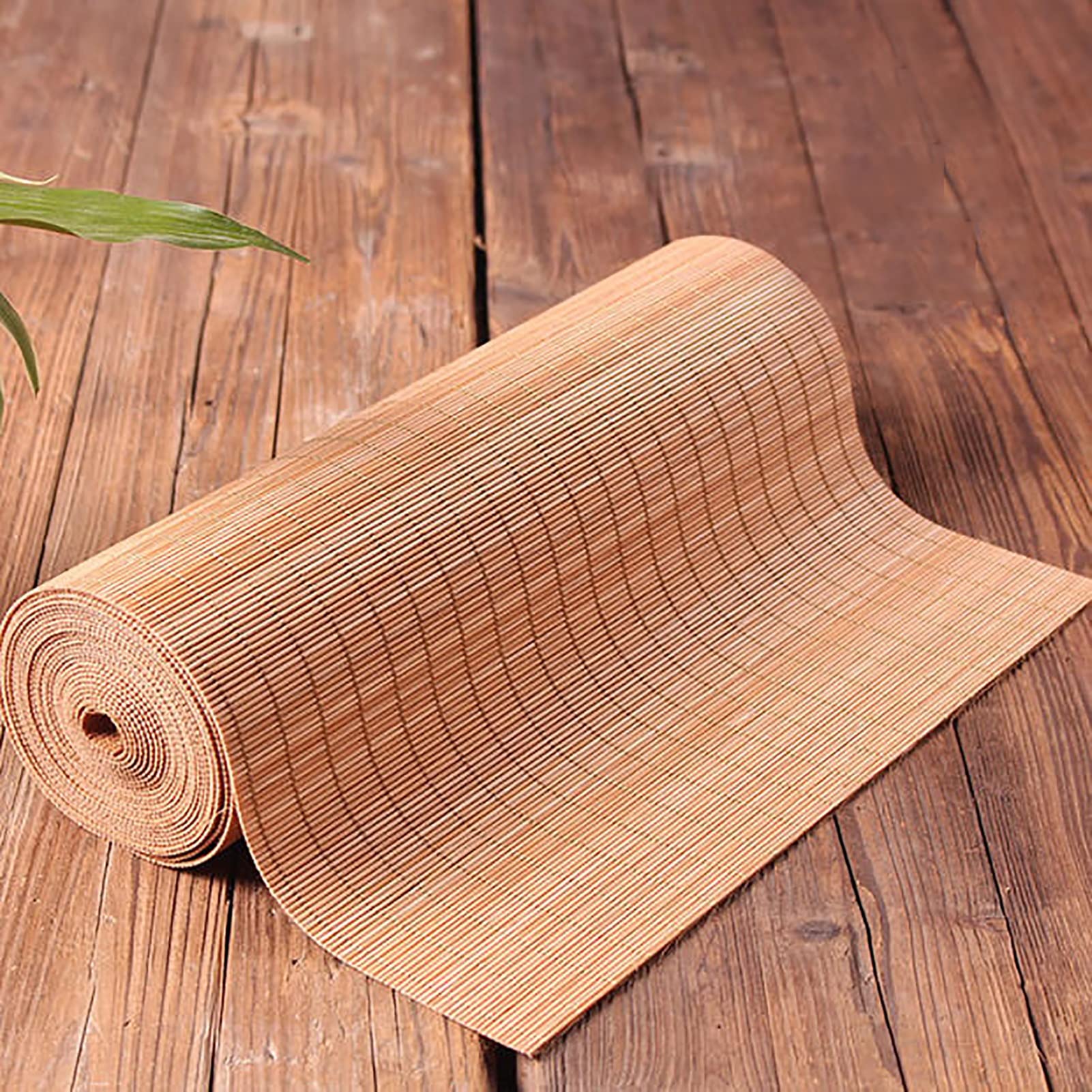 Tischläufer Extrabreit 50/ 60cm Tischläufer Aus Bambus, Japanischer Stil rutschfeste Teematten für Couchtische Restaurant, Anti-Hot-Tischset (Size : 60x120cm/23.6x47.2in)