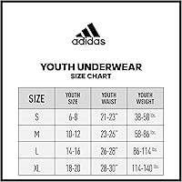 Vista 4 de adidas Calzoncillos tipo bóxer de rendimiento para niños (paquete de 4)