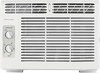 Frigidaire FFRA051WAE 5000 BTU Window Air Conditioner - Cools 150 Sq Ft Quietly, Easy Install, Auto Restart, Washable Filter