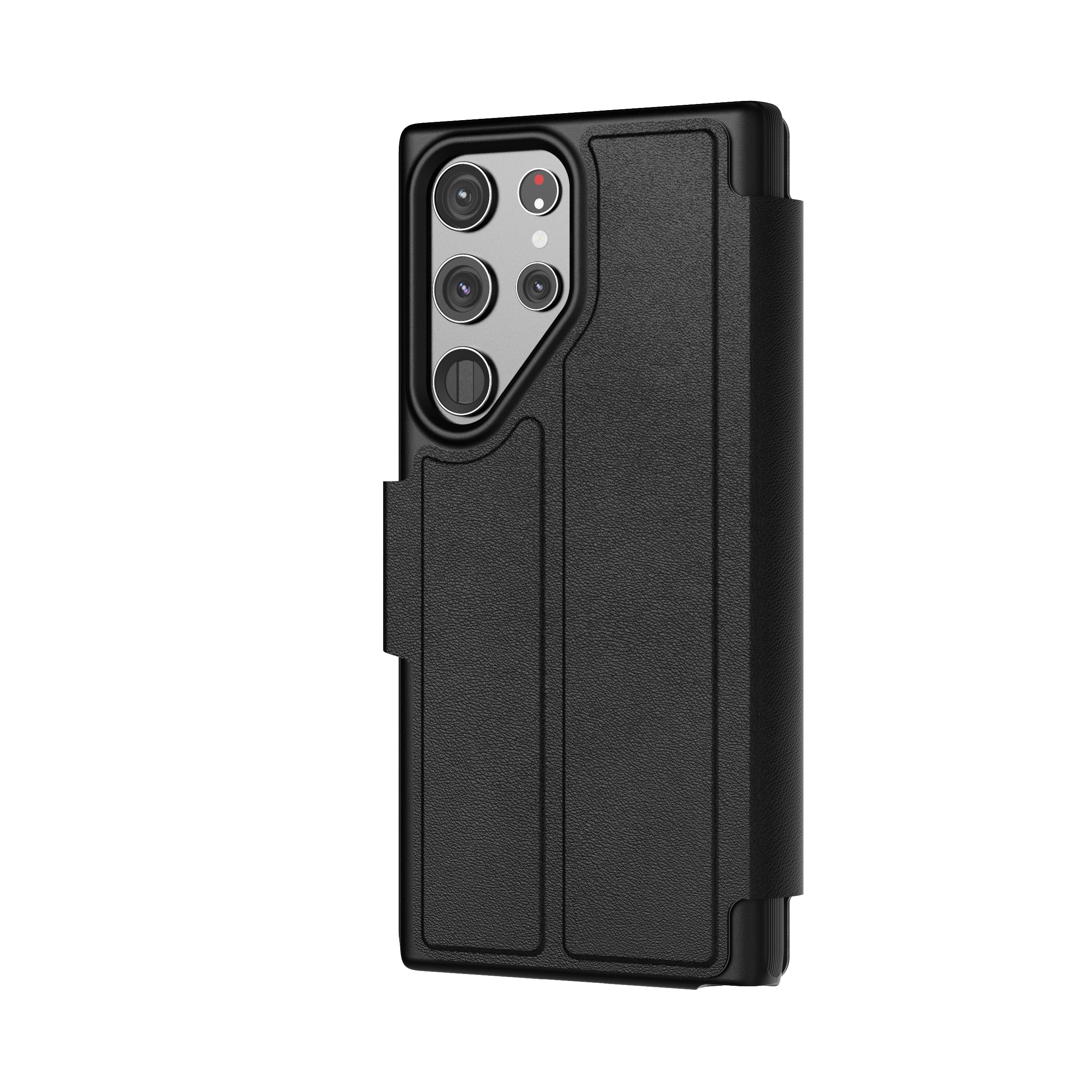 tech21 EvoLite Wallet Case for Galaxy S23 Ultra - 3 card slot wallet, Black