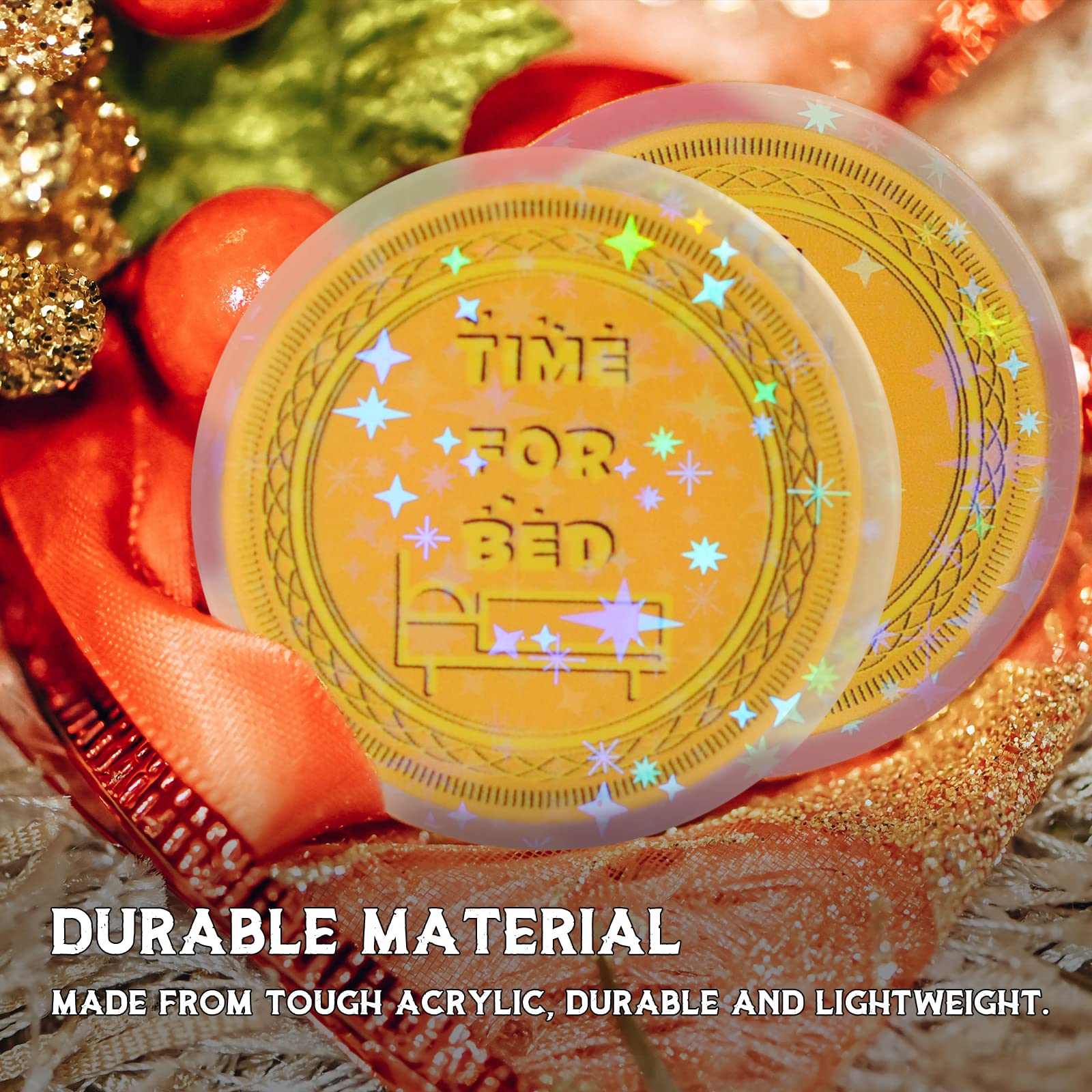 Amazon.co.jp: Destiny クリップコイン 2個セット ホログラフィック アクリル One More ゲーム/ベッドに行く  意思決定メーカー コイン ノベルティギフト ゲーマー、ティーンボーイに : おもちゃ