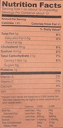 Miniatura 3 de Mi Nina Chips de tortilla de churros azucarados con canela, 12 onzas