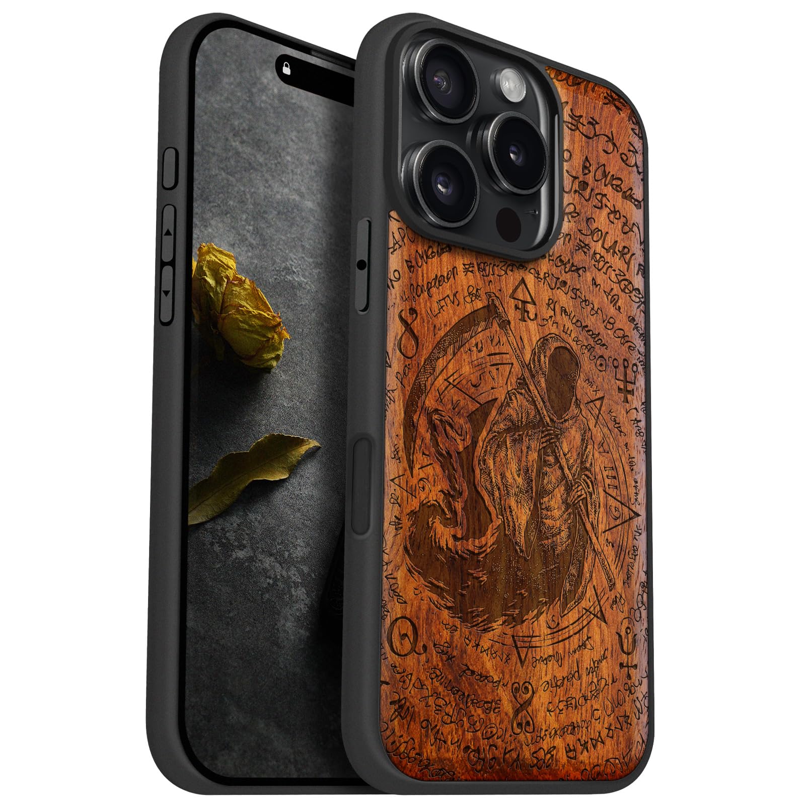 Carveit Magnetic Wooden Case For IPhone 16 Plus Case
