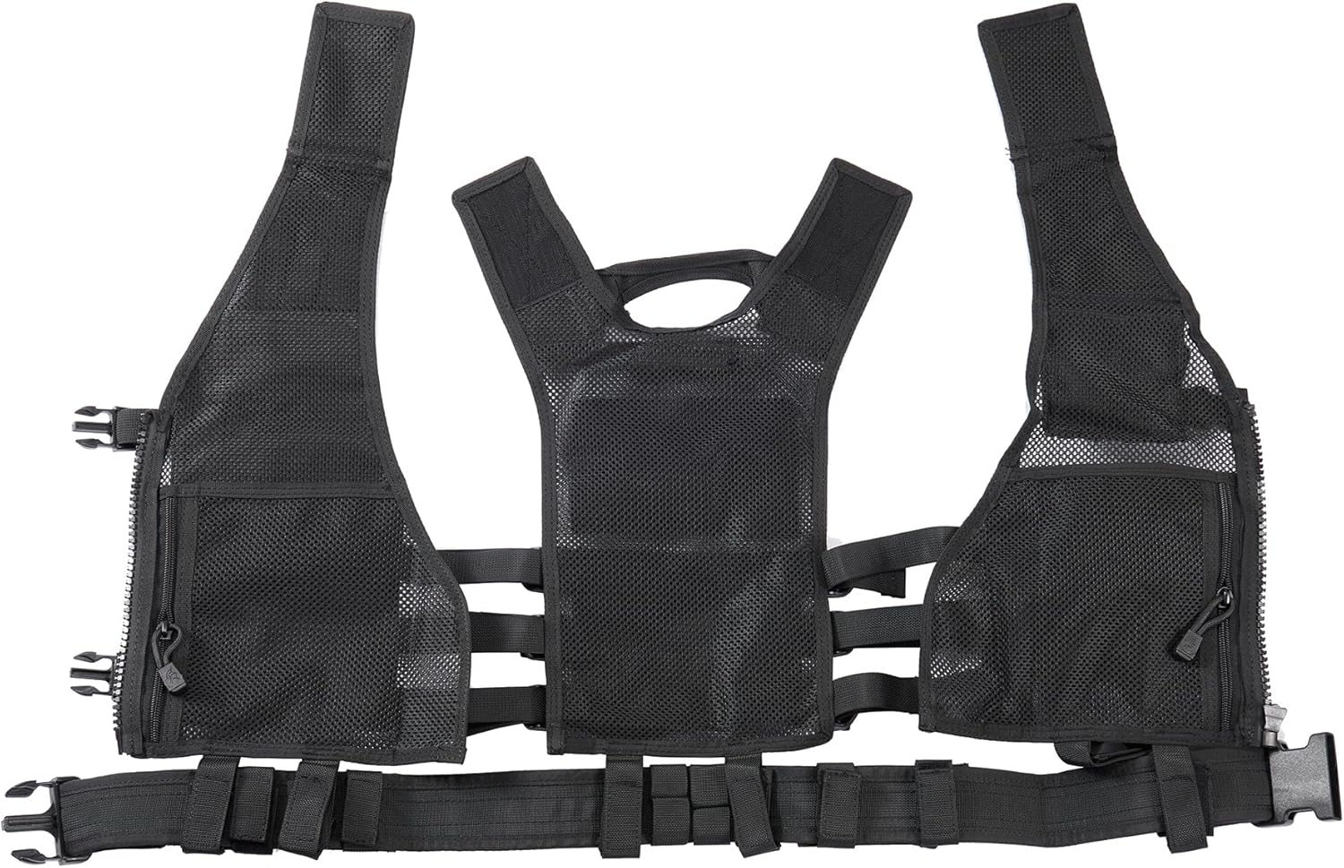 Lancer Tactical Nylon Crossdraw Airsoft Vest Youth Size w/Airsoft Pistol Holster
