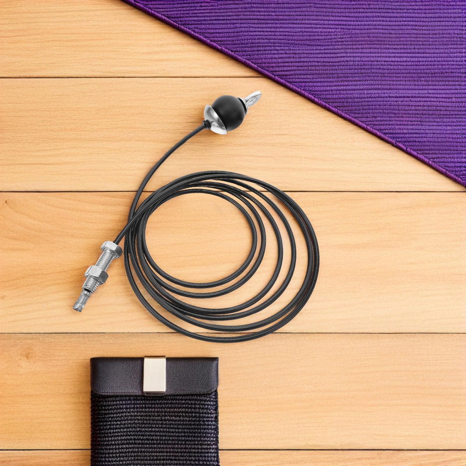 SHINEOFI Cable de Polea de Acero 5mm para Gimnasio y Entrenamiento