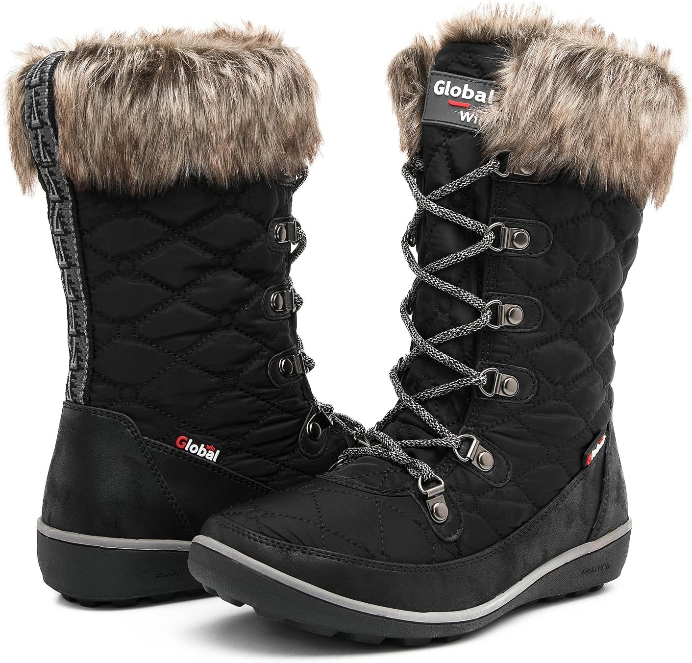 GLOBALWIN Women's 1731 Winter Snow Boots