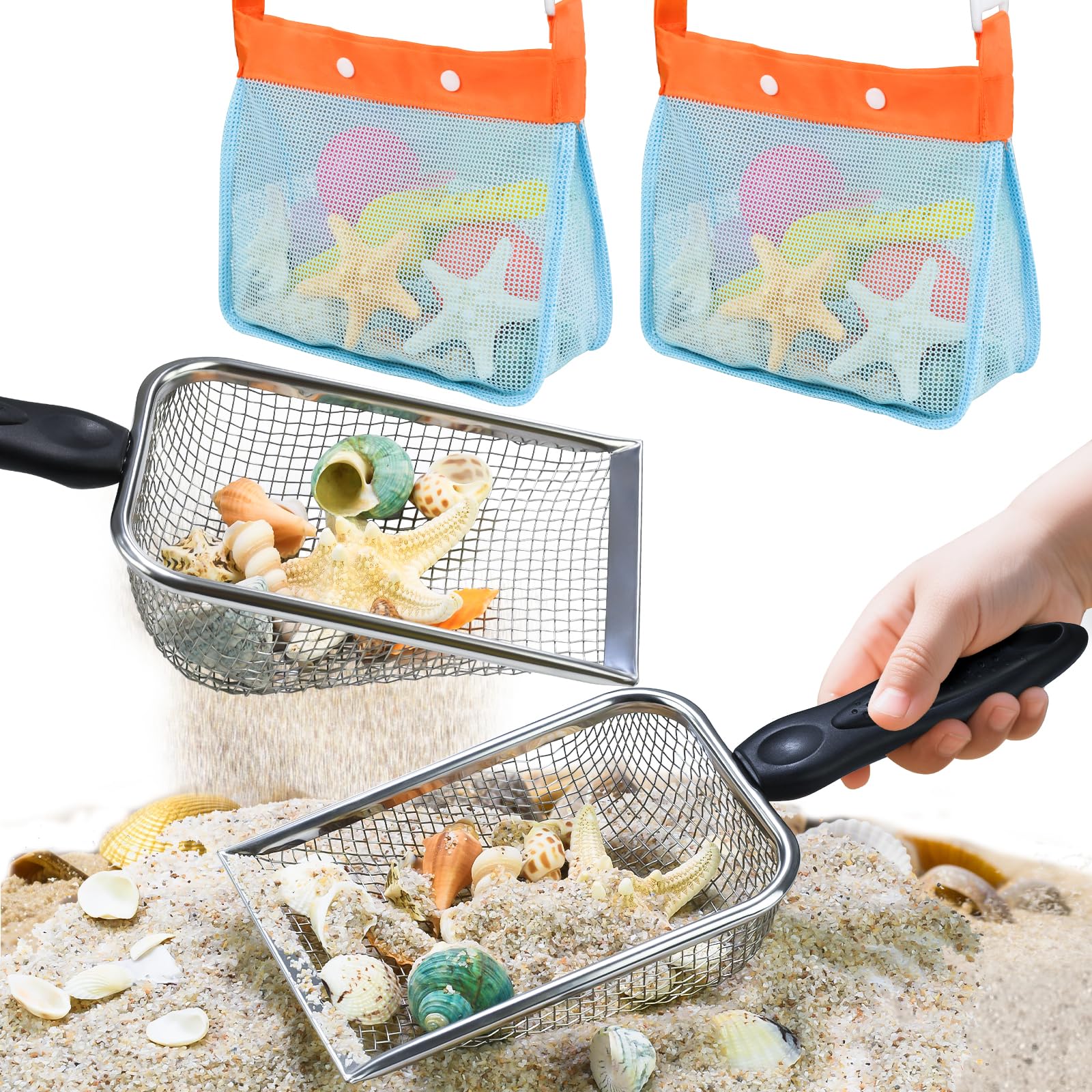 QINGLER Mesh Sifter Set
