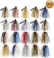 Vista 2 de Croch Juego de plantillas de lubina, plantillas de pesca y faldas de plantilla (20 piezas)