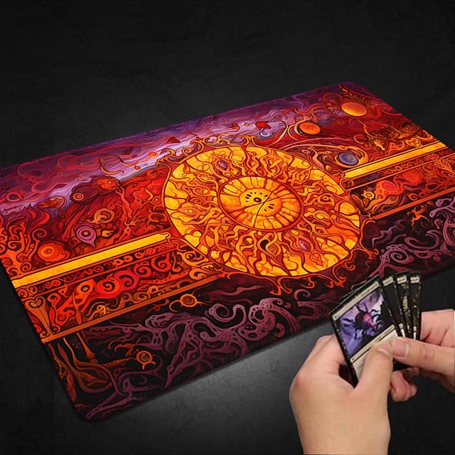 Foto 5 de 5 de Malqiqi Magic Playmat - 24 x 14 pulgadas, bolsas de almacenamiento gratis, TCG y tapete de juego de mesa…