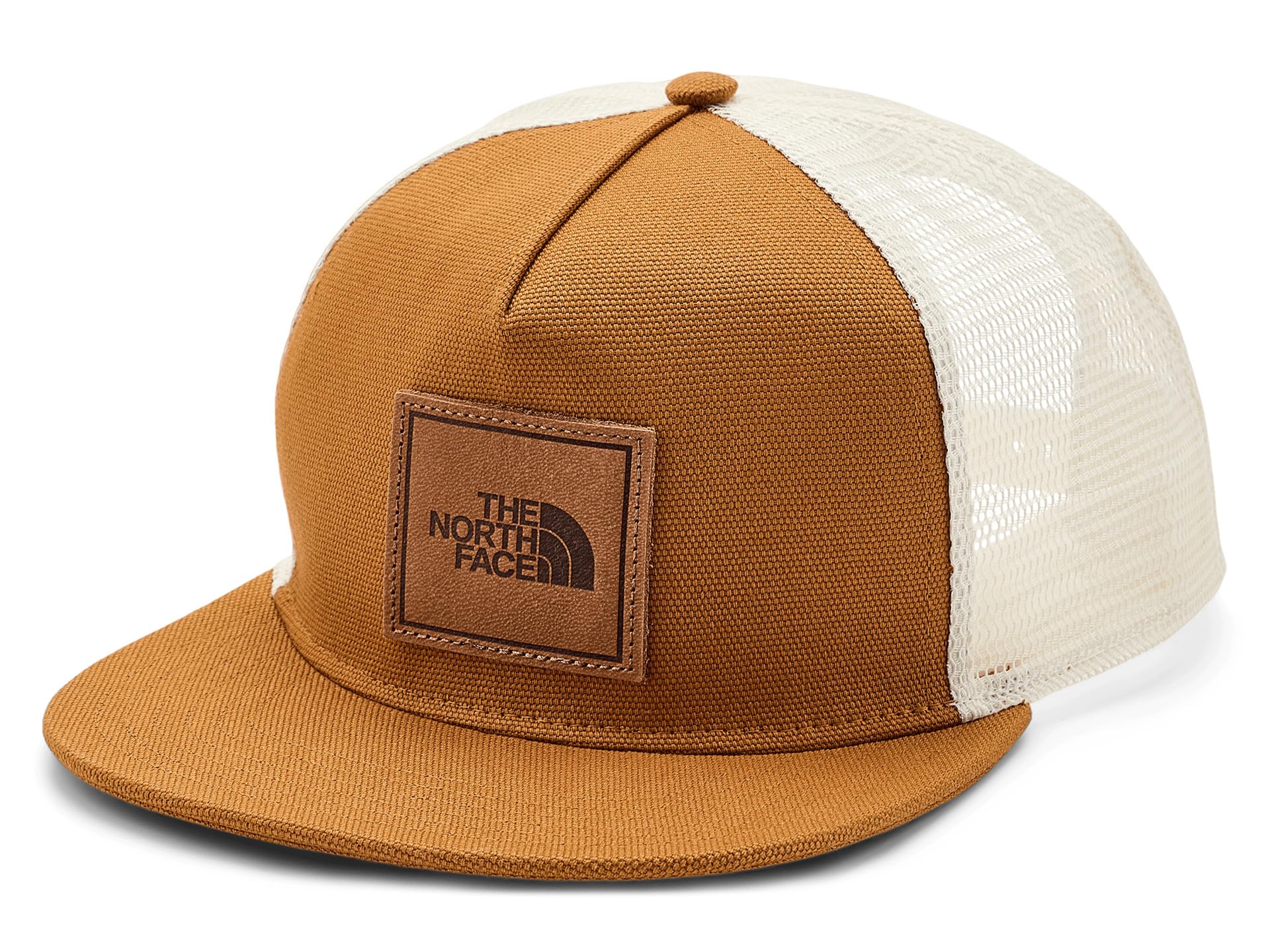 The North Face Unisex TBD Jimmy Chin Trucker Hat, Timber Tan/Leather Patc, One Size