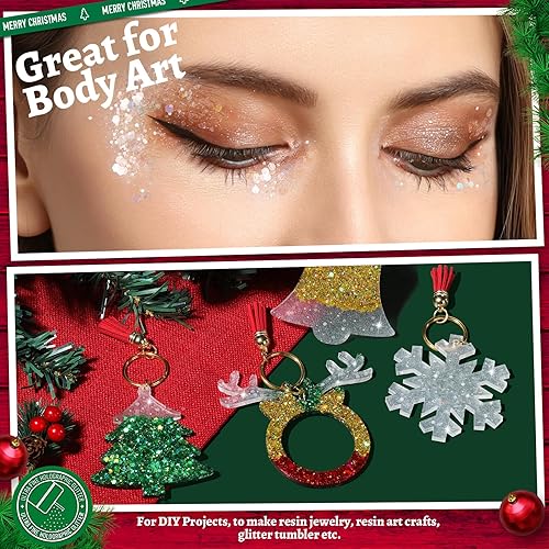 Vista 26 de LEOBRO Purpurina azul, 5.64 onzas / 5.64 onzas / 5.64 onzas / 5.64 onzas / 5.64 onzas / 5.64 onzas / 5.64 Azul pavo real láser