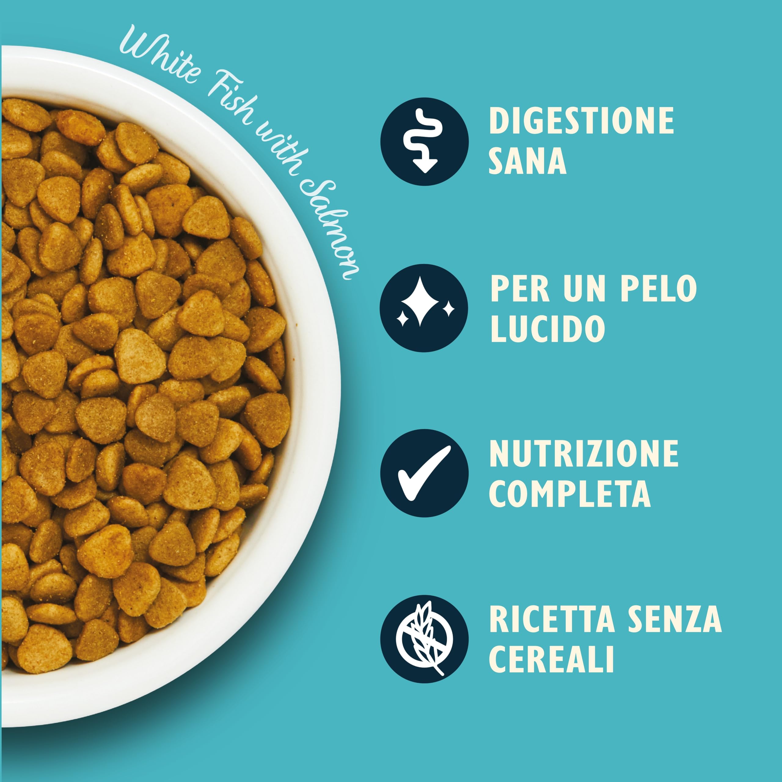 Lily's Kitchen – Crocchette sane e deliziose di pesce per gatti, 2 kg