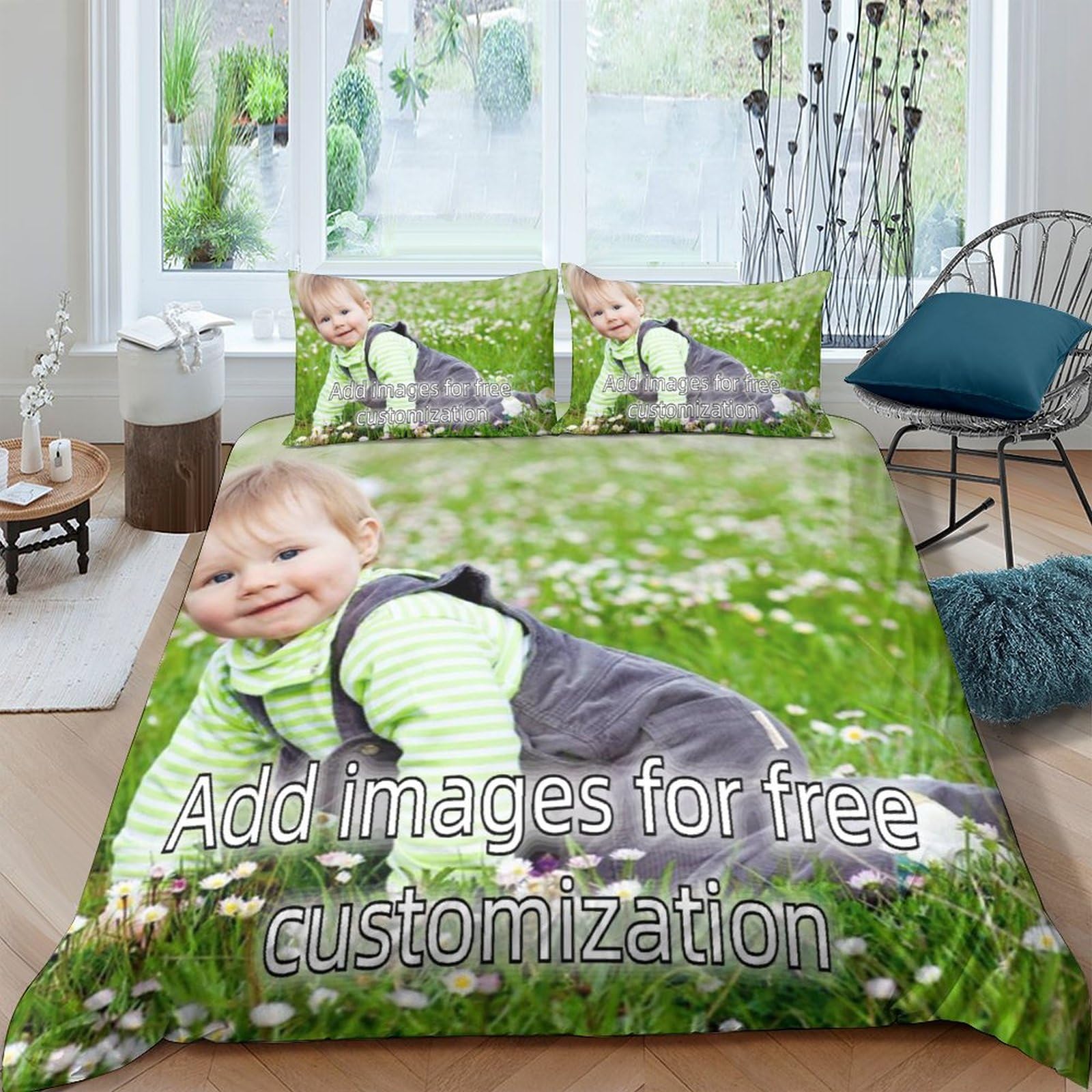 Housse de couette personnalisée microfibre anti-plis pour remplacer votre literie terne 3D