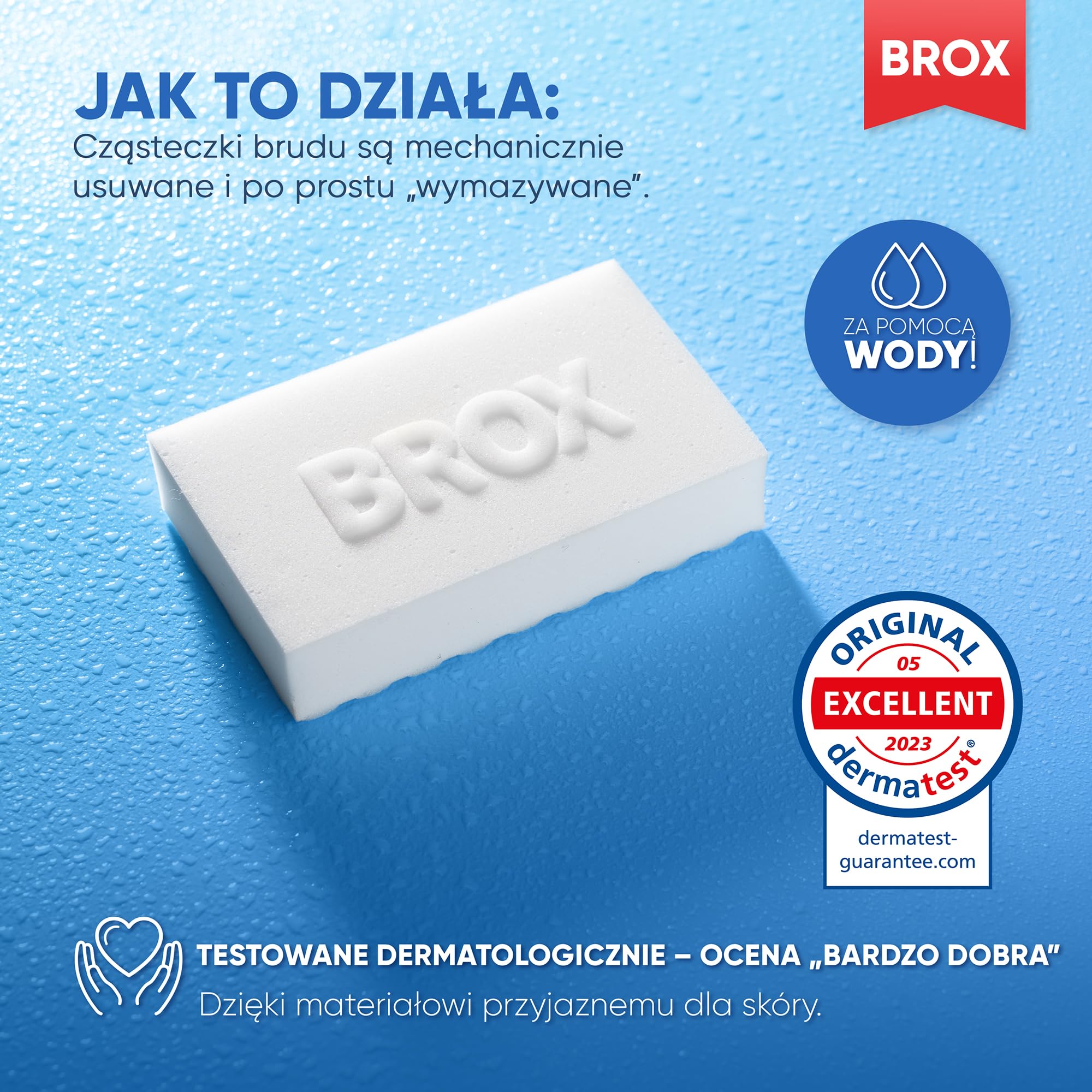 BROX® 18x Magiczna guma – Gąbki czyszczące – Guma do czyszczenia butów – Środek do czyszczenia butów – Magiczna gąbka do trampek, usuwa plamy i uporczywe zabrudzenia – Środek do usuwania plam