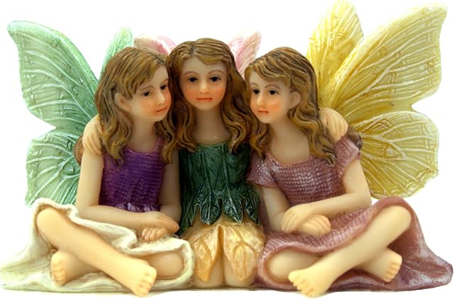 PRETMANNS Fairy Garden Fairy Ornament Outdoor - Cute Garden Fairies for Fairy Gardens - Fairies Figurines Statue - Miniature Fairy Figures for Fairy Garden - Fairy Garden Accessories 1 piece