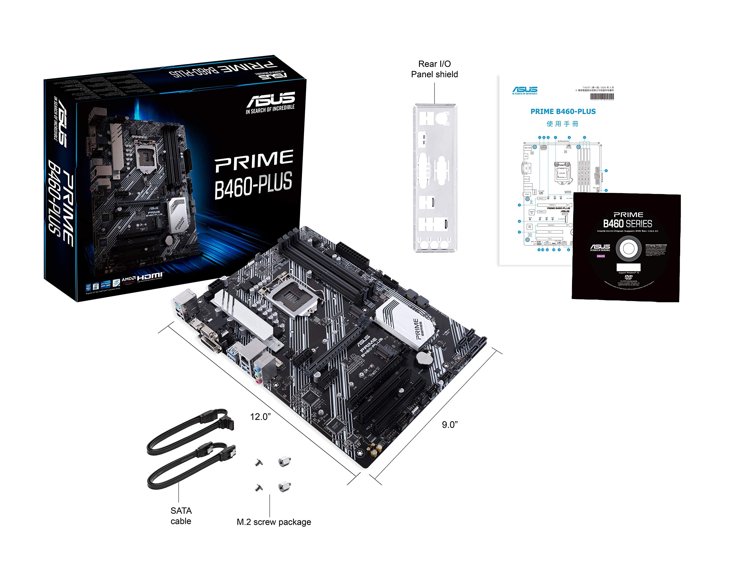Asus Prime B460 Plus Lga 1200 Intel 10th Gen Atx Desertcart