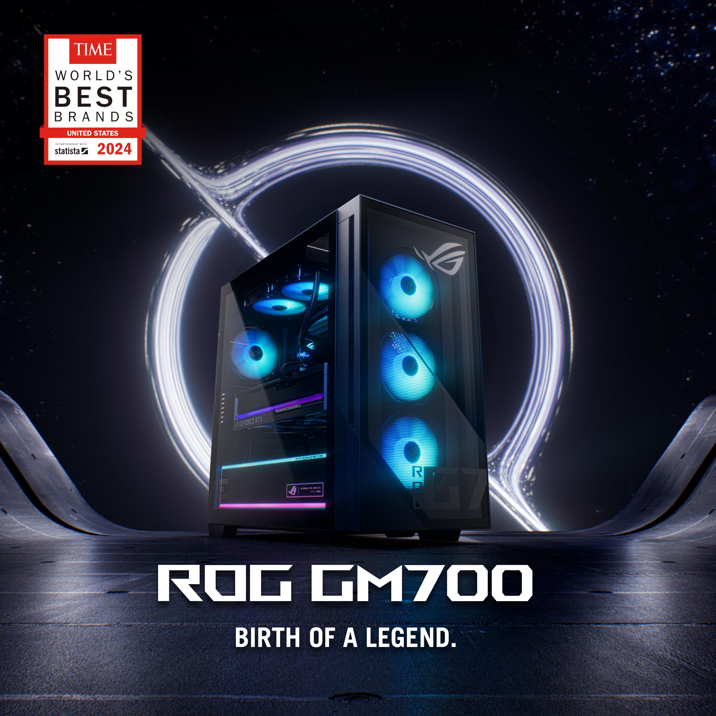 ASUS ROG G700 Gaming Desktop AMD Ryzen 7 9800X3D 32GB RAM 2TB SSD NVIDIA GeForce RTX 5080 - NVIDIA GeForce RTX 5080 - Processore Octa-core AMD Ryzen 7 9800X3D - RAM DDR5 da 32 GB - Supporto fino a 64