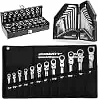 Set Chiavi A Brugola Haskyy 66 Pezzi | Per Harley E Veicoli USA | Metriche E Pollici | In Cassetta Metallica - Foto 7