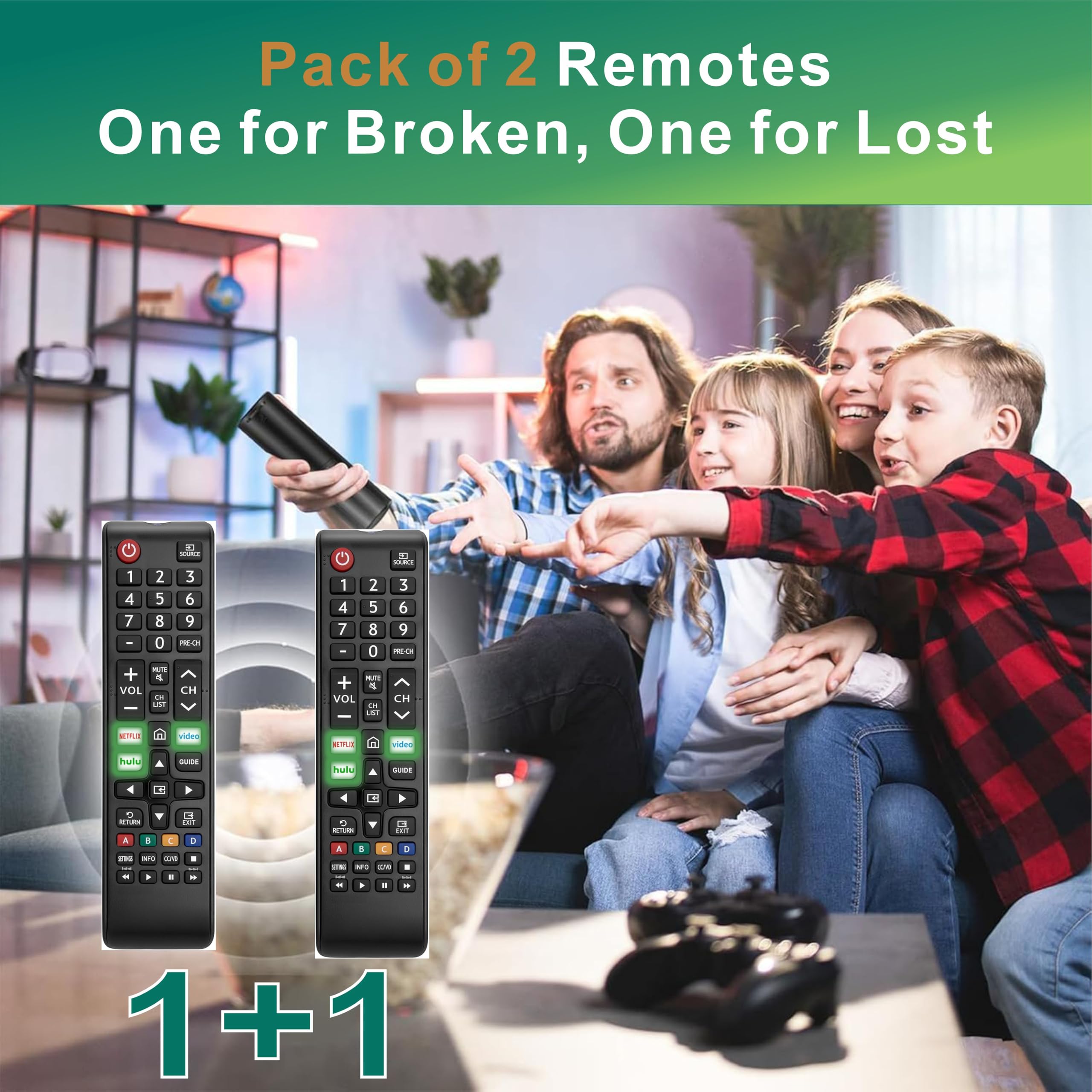 Uniwersalny pilot kompatybilny z Samsung TV Remote, IR, bez głosu, kompatybilny ze wszystkimi modelami Smart LCD LED HDTV 3D Smart TV BN59-01315J BN59-01315A BN59-01301A