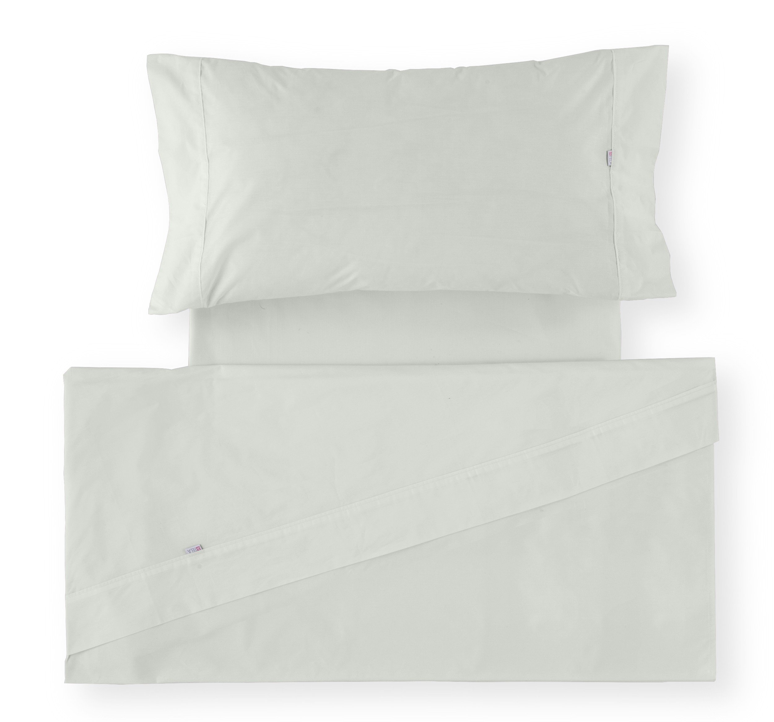 Juego de sábanas color hueso Cama de 90 (3 piezas) - 100% algodón - 200 hilos