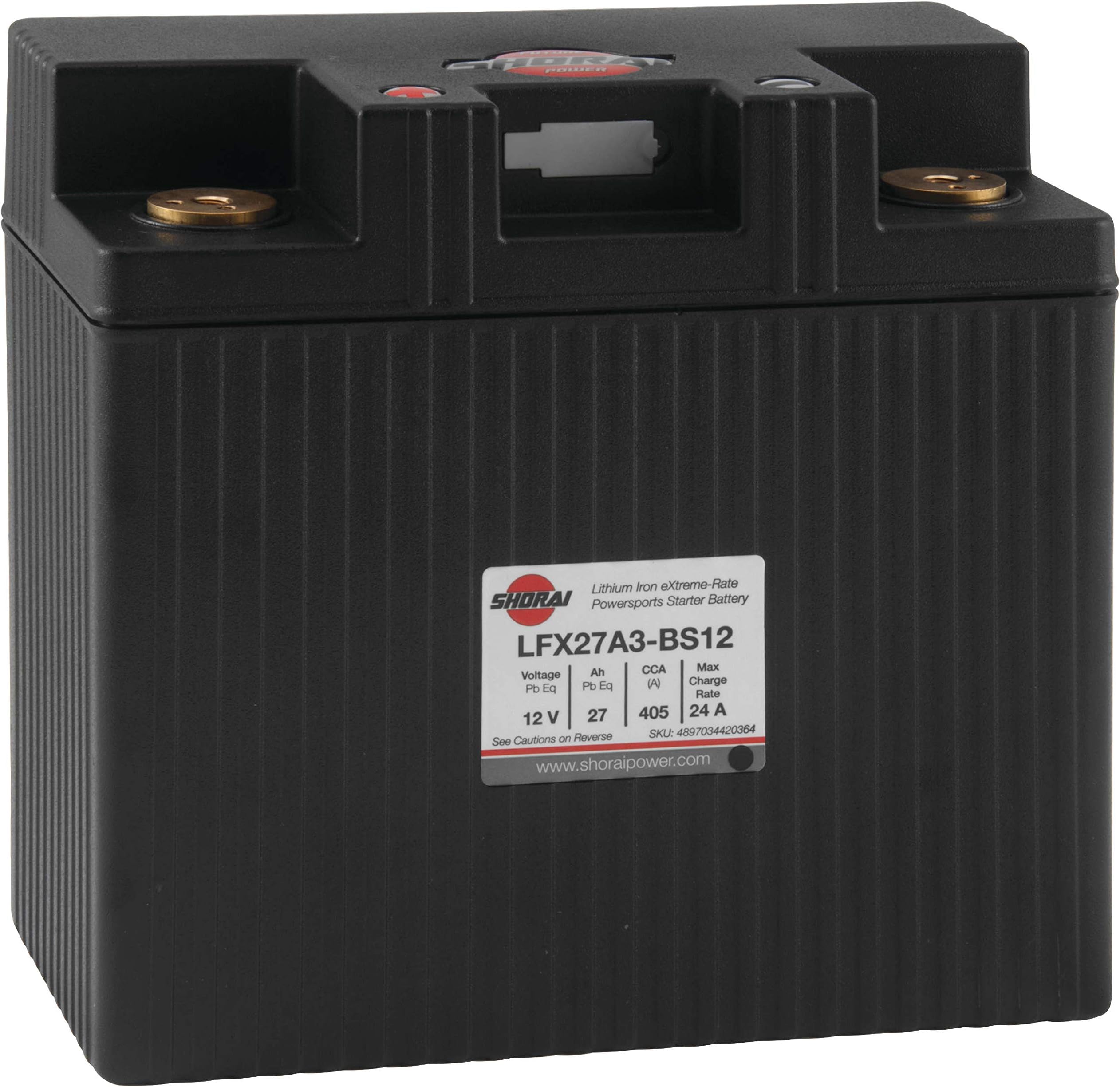 Shorai LFX Battery - LFX27A3-BS12/Black