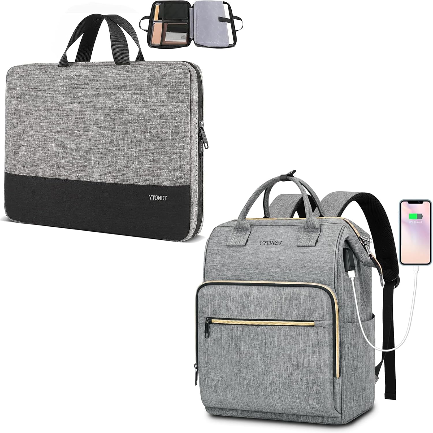 Laptop Case, 15.6 inch TSA Laptop Bag Laptop