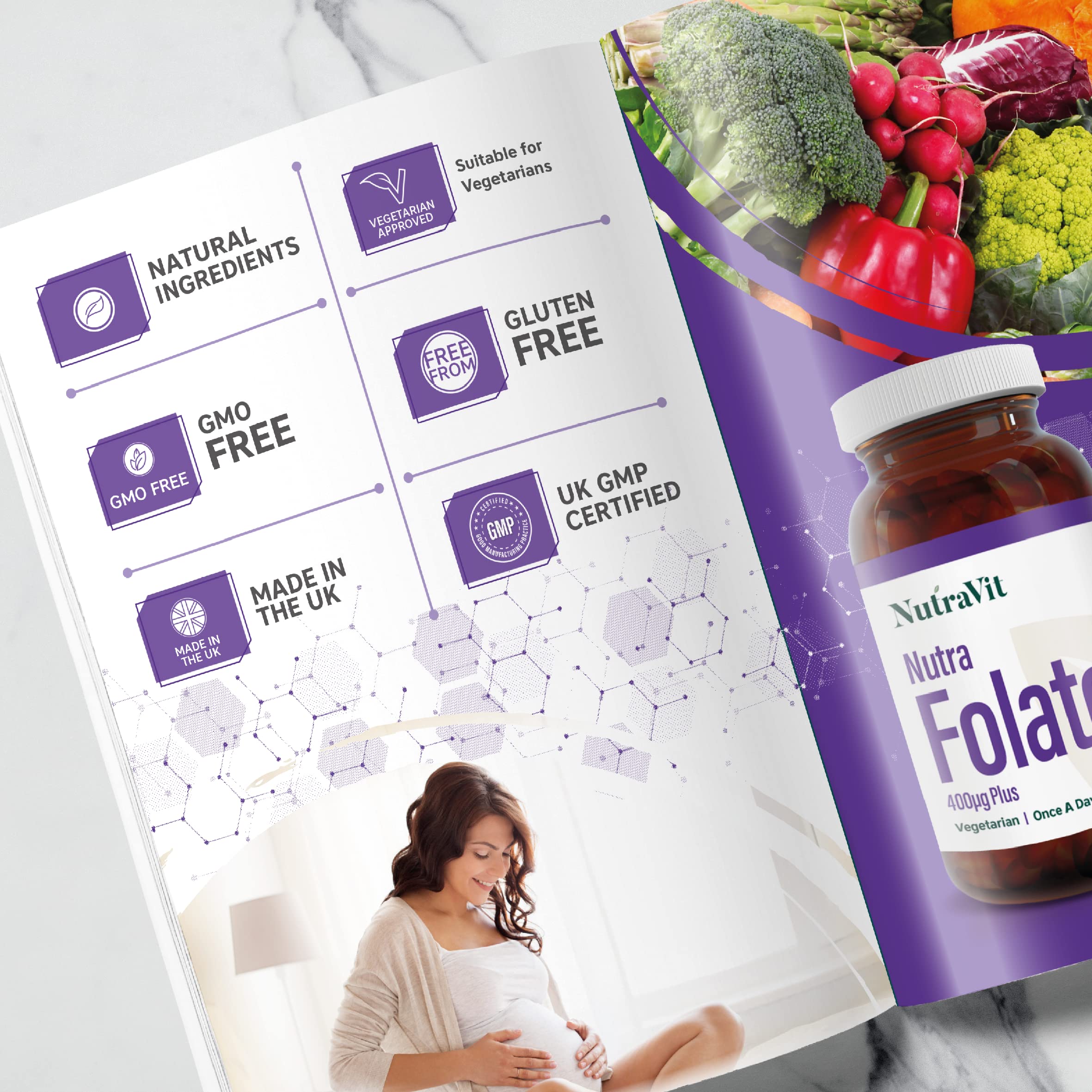 NUTRA FOLATE 400MCG PLUS 30's