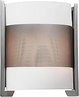 Vista 1 de Access Lighting Access 20739-BS/OPL - Lámpara de pared moderna y contemporánea de dos luces de Iron Collection en estaño, níquel, acabado plateado