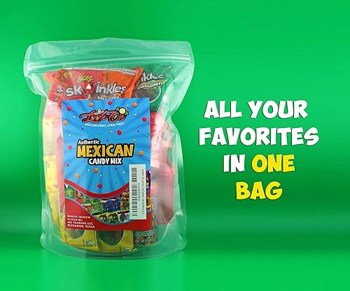 Miniatura 4 de Mezcla de dulces mexicanos Lucas (20 unidades) Variedad de ácidos, dulces, picantes, incluye pelucas, Baby Polvo, Lucas Muecas Chamoy, Gusano