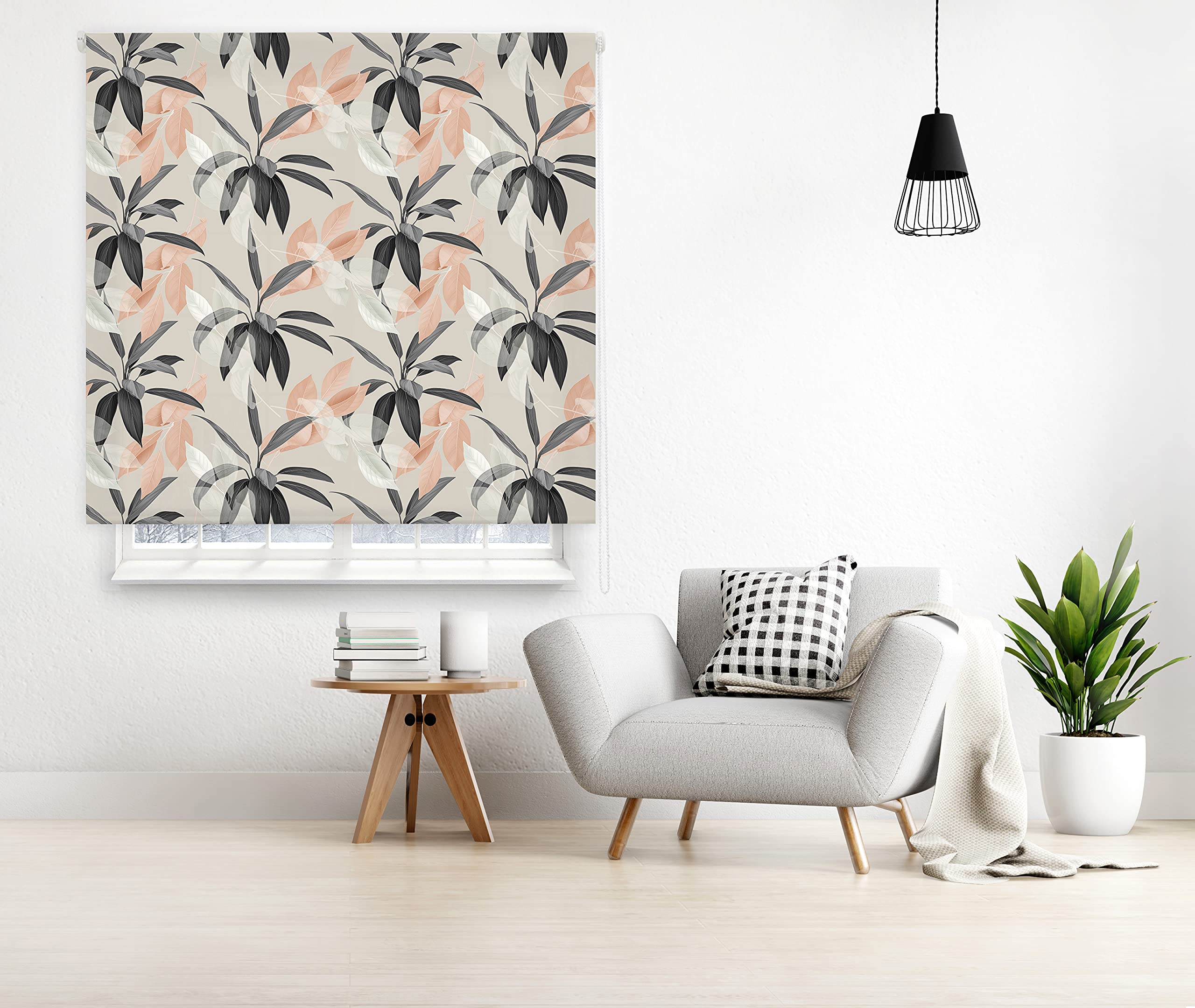 Blindecor Store Enrouleur numérique translucide imprimé Glamour, 130 x 180 cm