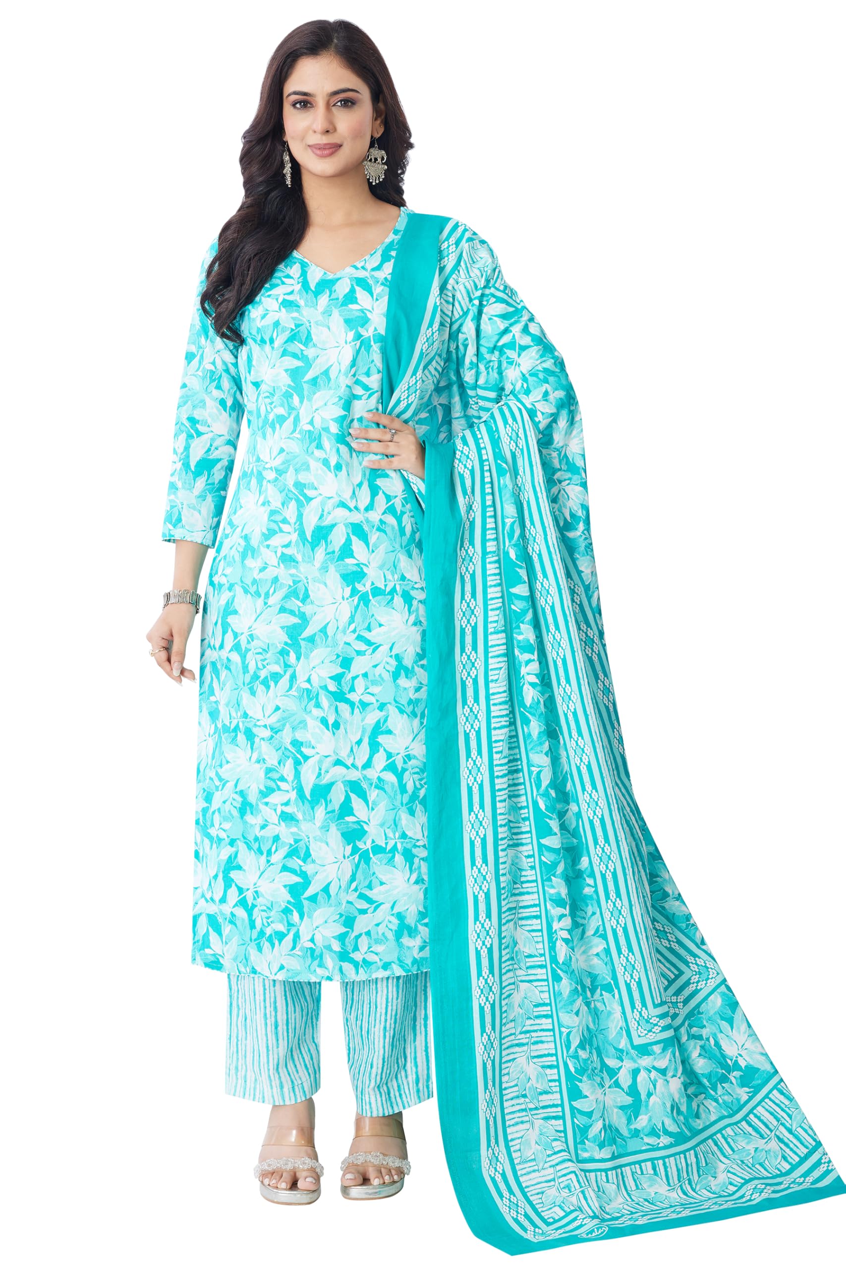 miraan Cotton Printed Readymade Salwar Suit For Women (MIRAANBAND3317)-picture-12