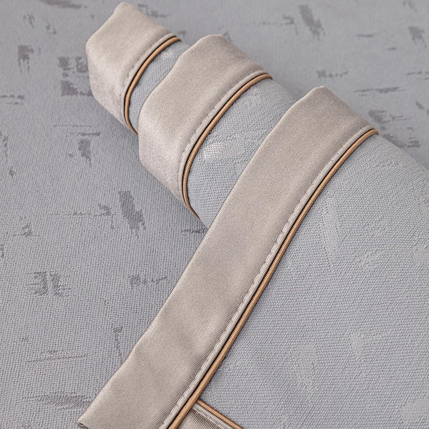 [KUZQIM] ソファカバー 長座布団 ソファーパッド マルチカバー シートクッション 四季通用 ソファーカバー ライトグレー 1