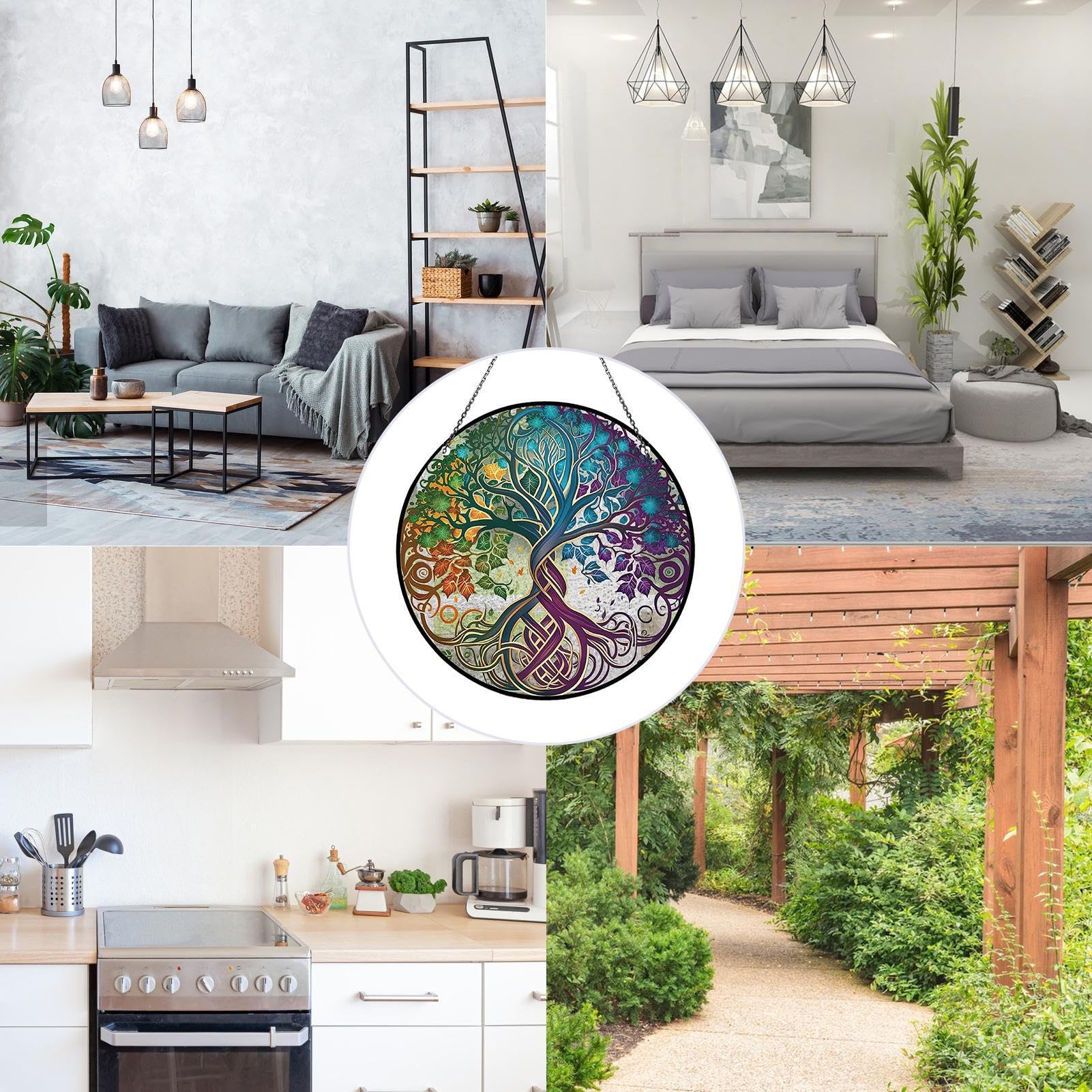 Carillon éolien Extérieur Résine Oiseau Pendentif Cloche Ornement Suspendu Pour La Maison Jardin