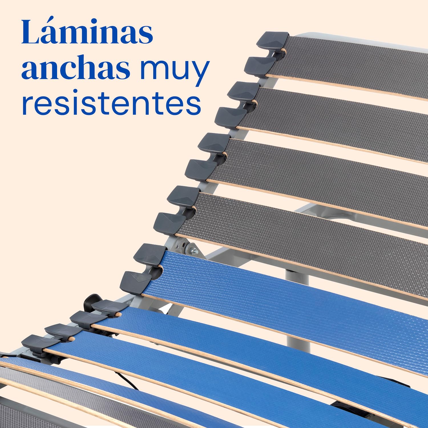 Geriafy - Cama articulada de Patas Regulables con colchón Sanitario Visco Plus Impermeable de 20 cm de Grosor (105x200, Barandillas)