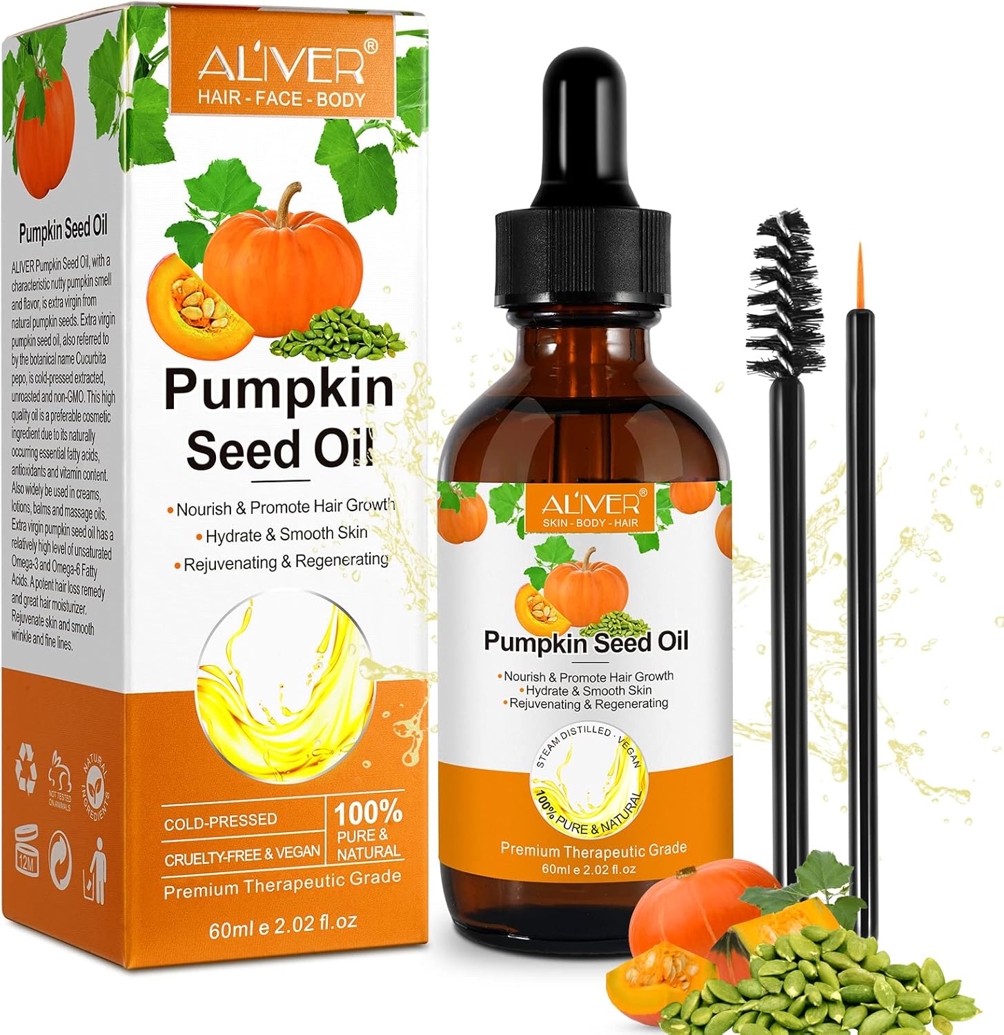 Dynamic Pumpkin Oil For Hair Background in HD Dynamic Pumpkin Oil For Hair Background in HD
