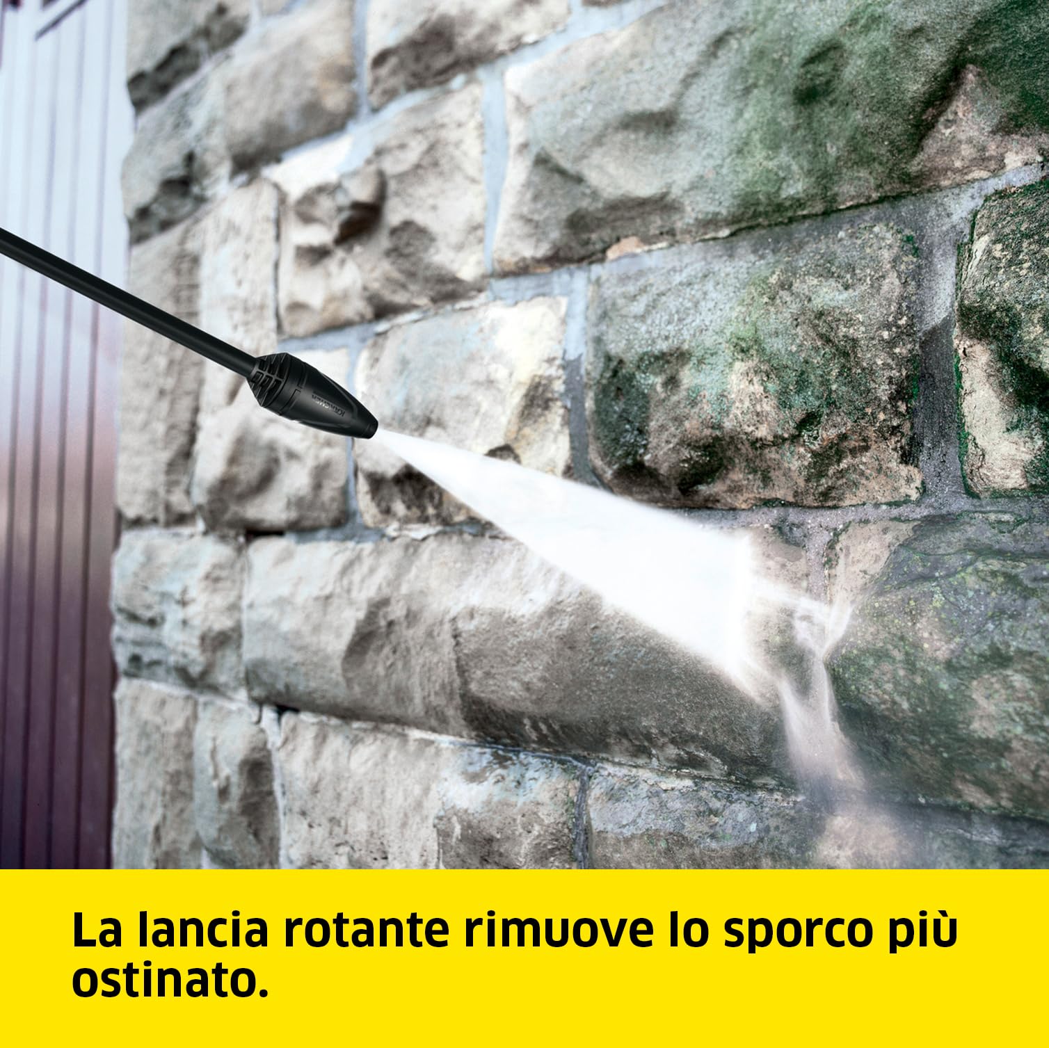 Kärcher Idropulitrice K 5 Classic, Pressione max. 145 bar, Portata 500 l/h, Area di lavoro 40 m²/h, Avvolgitubo integrato, Pistola ad Alta Pressione, Ugello Rotante, Lancia Vario Power Jet