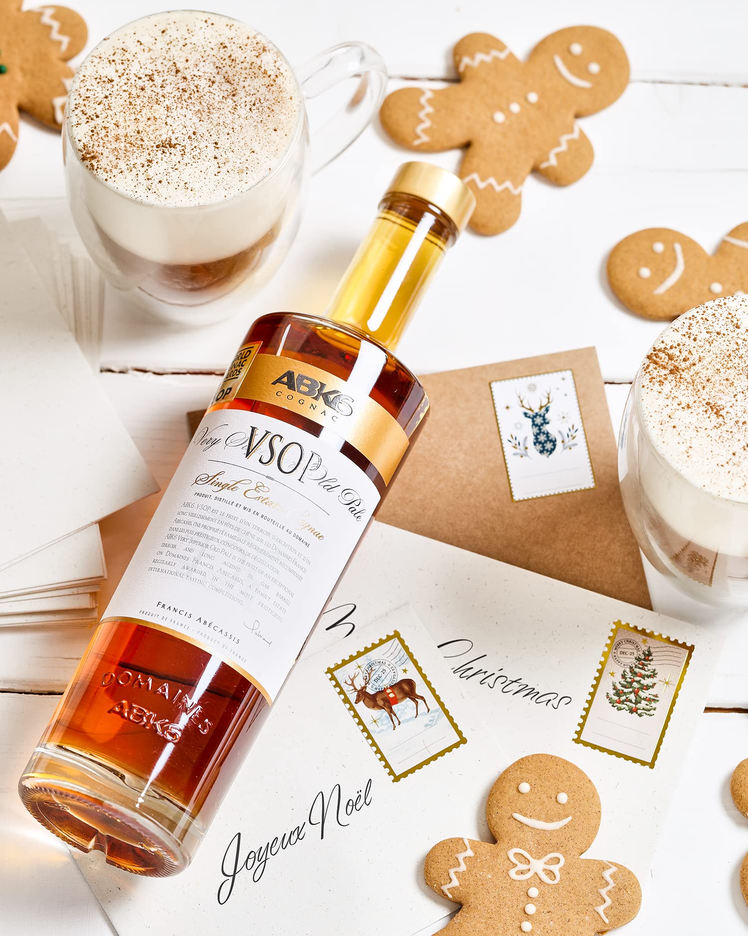 ABK6 Cognac VSOP Single Estate – Preisgekroenter Franzoesischer Branntwein, Fruchtig & Wuerzig, 0,35 l Flasche, Ideal als Cognac Geschenk