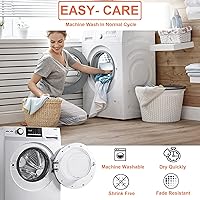 Vista 5 de IDEAhome Sábana bajera ajustable de punto de Jersey de 75 x 33 pulgadas con bolsillo profundo de 8 pulgadas, adecuada para literas, camping, casas